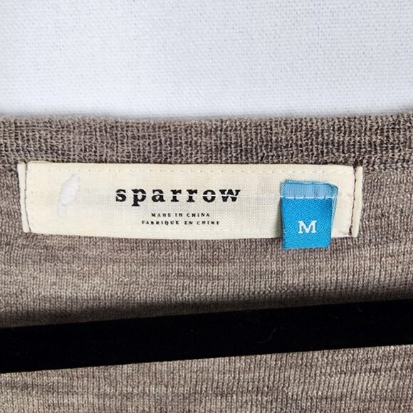 Sparrow Wool Blend Button Up Sweater M - Picture 3 of 8